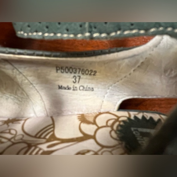 Fly London Yala' Perforated Leather Sandals - Picture 10 of 12